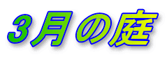 3月の庭